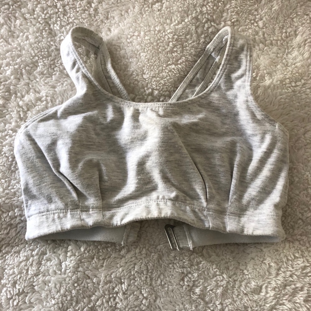 Champion Sports Bra 34-36CD Heathered Gray